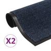 Doormat - VIDAXL - Rectangular - Blue - 80 X 120 Cm - Non-slip and Durable
