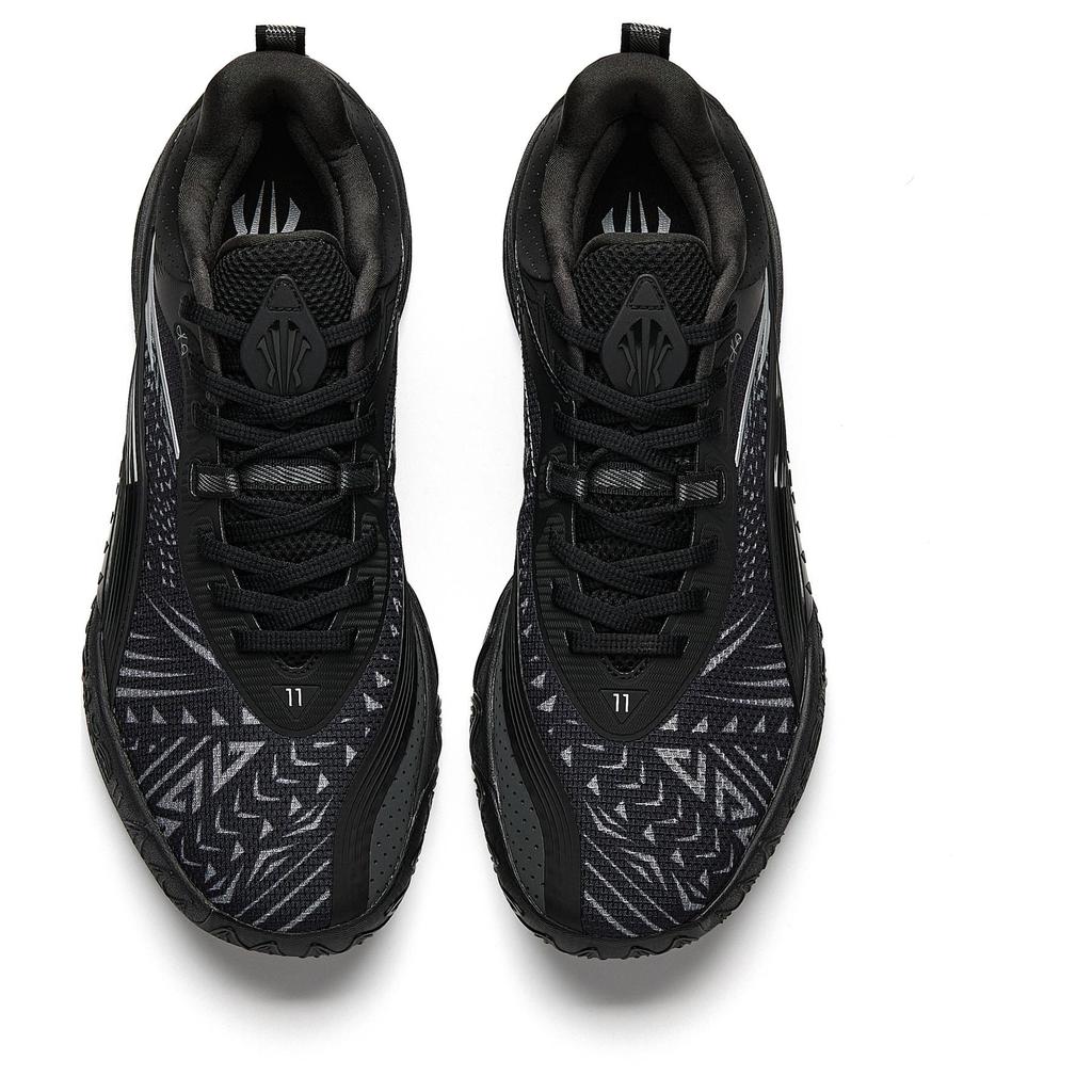 Anta KAI 1 TEAM Low Top Basketball Shoes Men's Black Gray 112541603R-6
