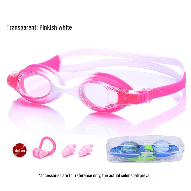 Children's High-Definition Waterproof Anti-Fog Silicone Goggles - Protective Eyewear for Boys and Girls
