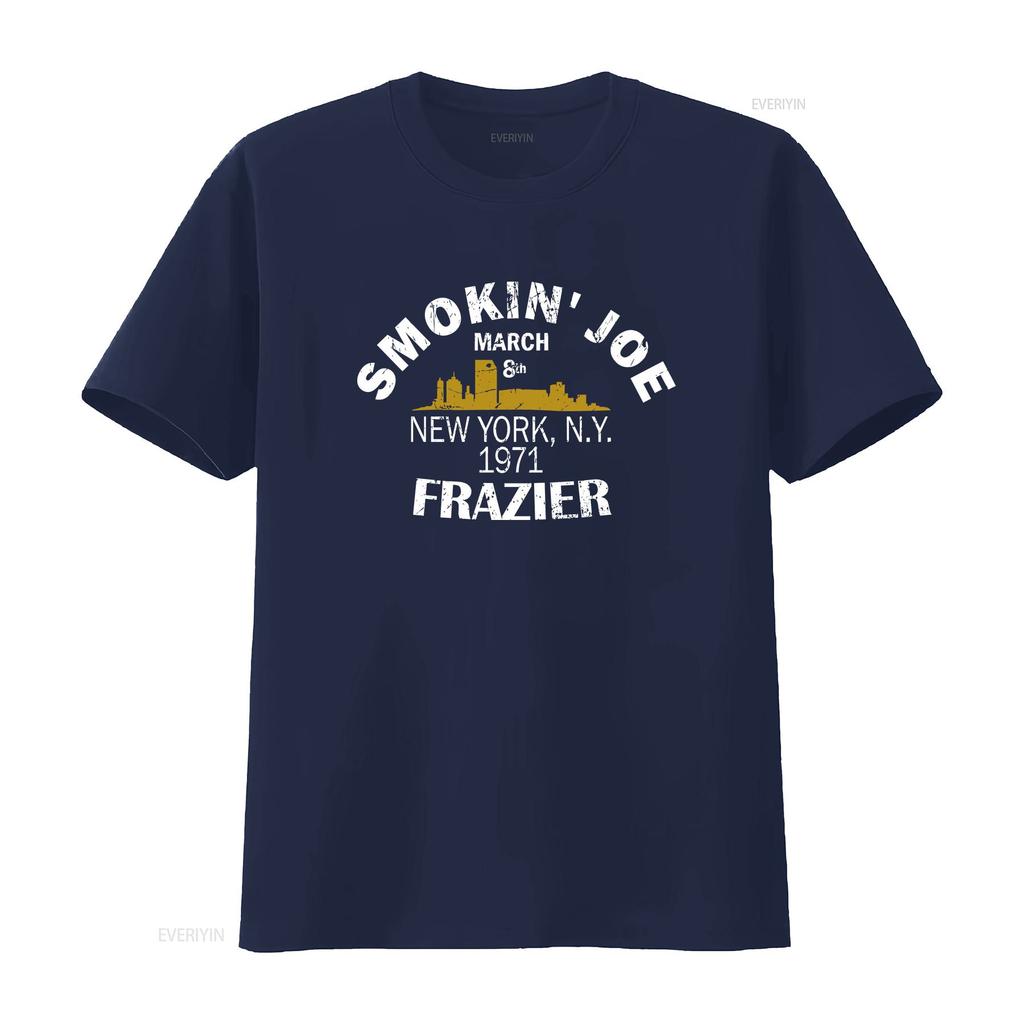 Joe Frazier Active T Shirt Logo Mens Black Funny Size S to 5XL vintage Washed Unisex Breathable designer clothes
