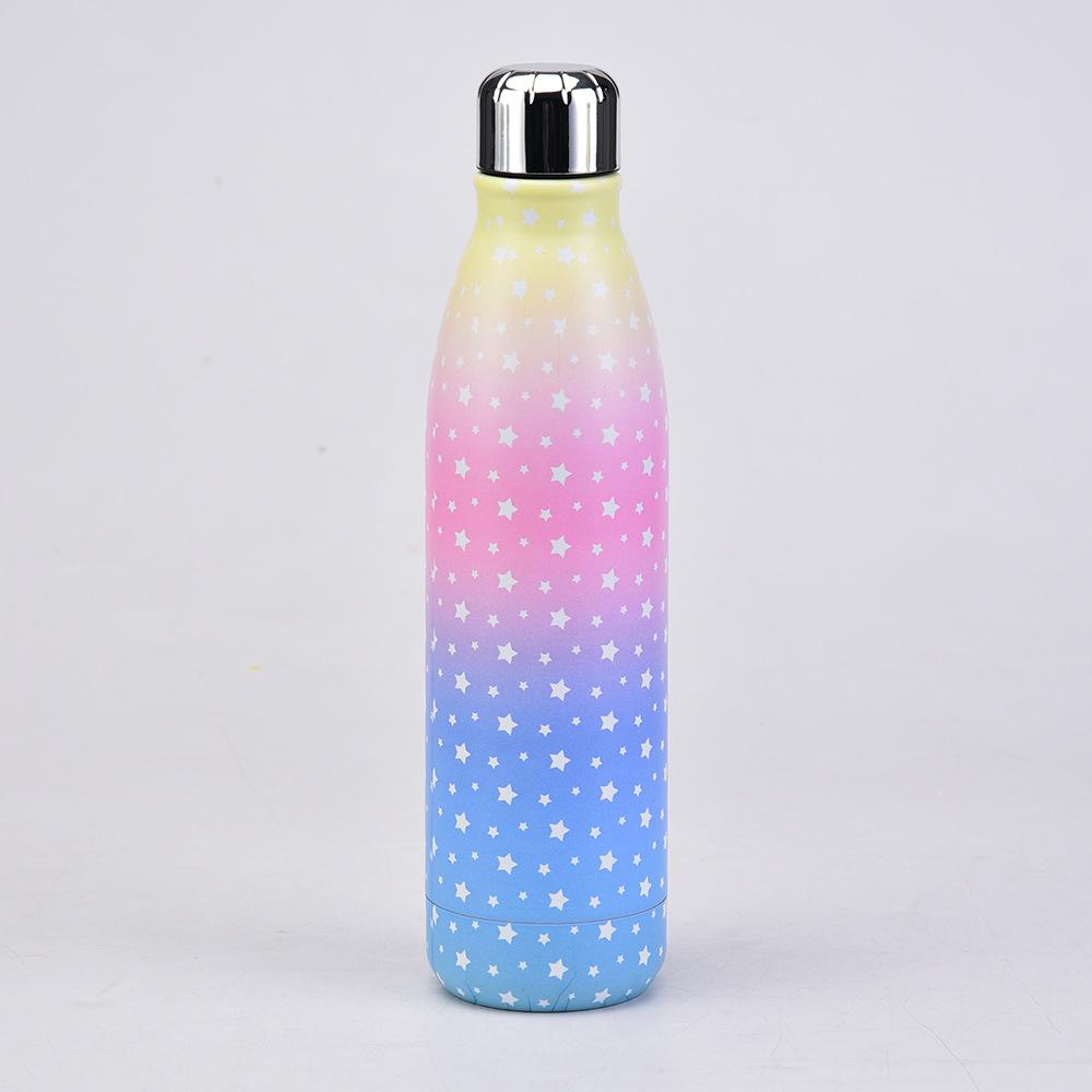 Thermos Cup Creative Starry Sky Gradual Change Outdoor Portable Handle Sports Water Cup