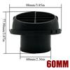 4X 42mm/60mm/75mm/90mm Warm Heater Parking Heater Air Vent Car Heater Ducting Duct Air Outlet Black For Webasto Truck Auto Parts