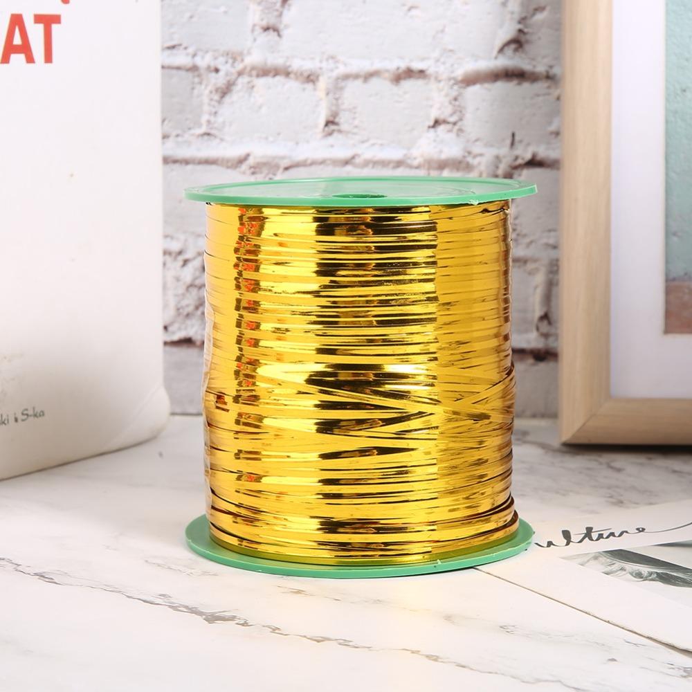1pcs 400 Yards Twist Ties Gold & Silver Bread Ties Bakery Bags Metallic Twist Ties Packaging