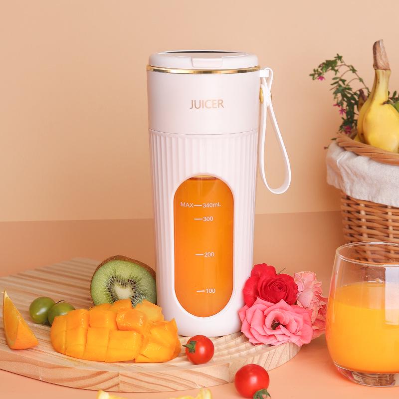 

Rechargeable Mini Portable Wireless Juicer Cup - Multifunctional for Household Fruit Blending белый