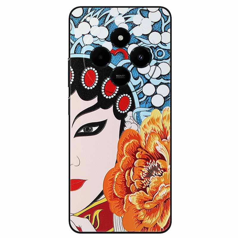 

For Poco C75 Case Fashion Relief Painted Cover for Xiaomi POCO C75 Phone Cases C 75 Black TPU Soft Silicon Covers PocoC75 Shells Poco C75