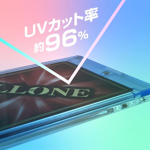 Allone Magnetic Card Loader, Pastel Blue, UV 35PT, Set of 2, 7.3 x 1.4 x 11 cm, Acrylic, Protects Against Scratches and Dirt, Ideal for Collectibles,
