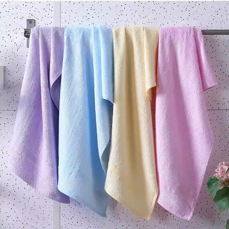 THE BAMBOO KAM Bamboo Cotton Face Towel 34x76cm розовый