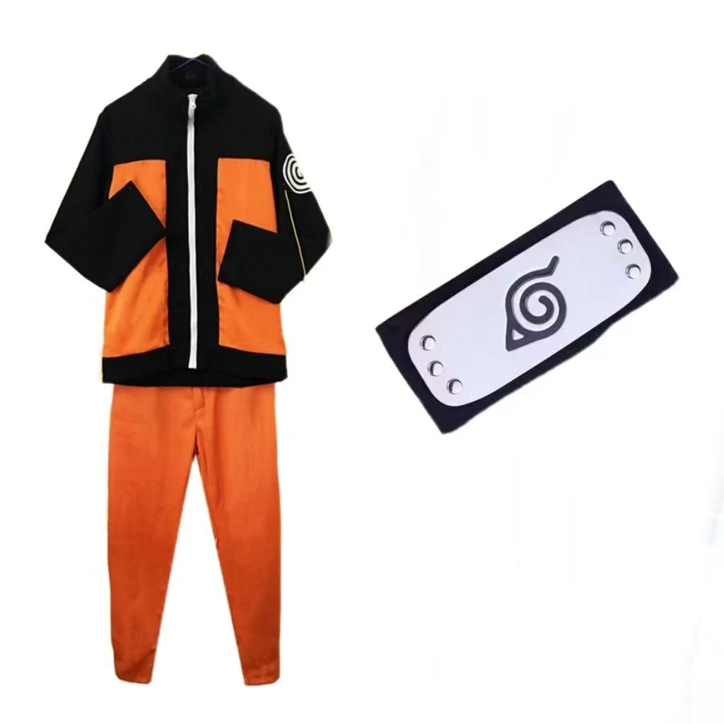 Anime Naruto Cosplay: Uzumaki Naruto Adult Halloween Costume