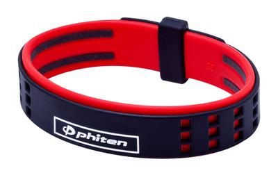 Phiten Bracelet RAKUWA Bracelet S Duo Type 19cm Black/Red