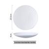 Nordic Stone Pattern Ceramic Deep Plate