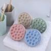 Silicone Head Hair Massage Shower Brushes Body Scalp Massage Brush Comb Bath Shampoo Washing Brush Hair Body Care Tool Shower Accessories