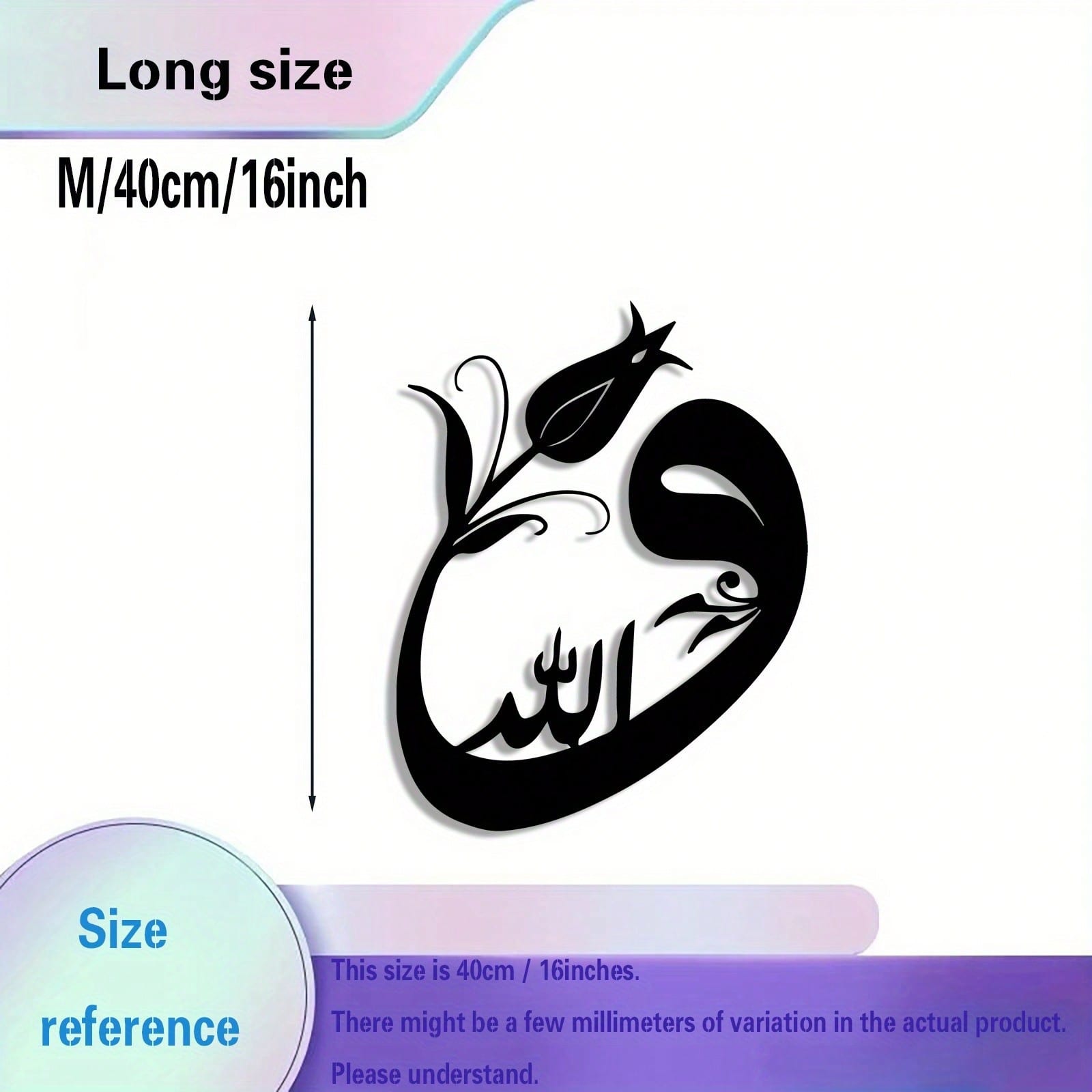 Iron Wall Art Metal Sculpture Holiday Decoration Gift Home Office Christmas Thanksgiving