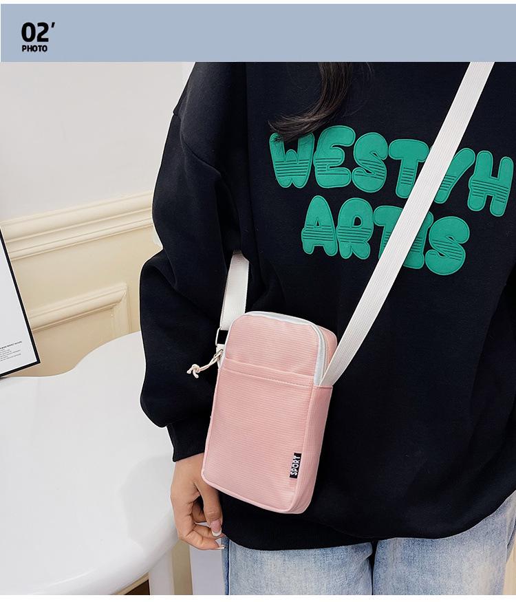 2025 Sommer Frische Einfarbig Damen Mini Handy Tasche & Münzbörse