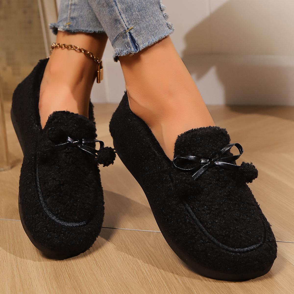 Модные женские ботинки большого размера на плоской подошве — фото 6