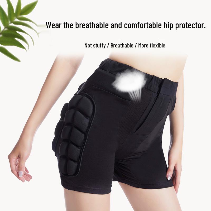 Children's Skiing and Skating Hip Protection Pants with Knee Pads – Anti-Fall, Thickened Sports Gear for Rollerblading and Ice Boarding.
