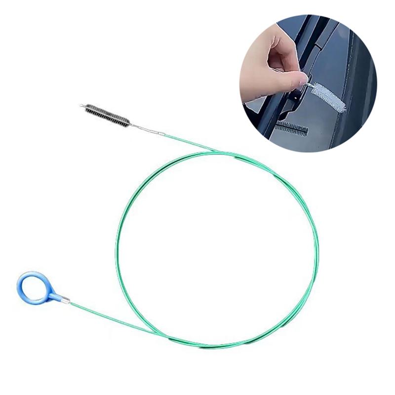 Speciální čisticí nástroj na ucpávání odvodňovacích trubek olejové nádrže, kartáč na čištění odvodňovacích otvorů střešního okna, dveří bagru