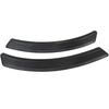 2pcs Matte Black Plastic Car Front Fender Side Vent Cover Bumper Eyebrow Strip