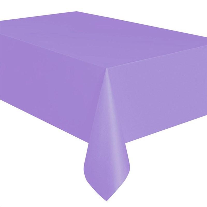 

137X183cm Large Plastic Rectangle Table Cover Disposable Solid Color Tablecloth Birthday wedding Party Desk Cloth Decor Covers