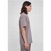 T-shirt délavé à l'acide oversize Urban Classics - gris foncé - L