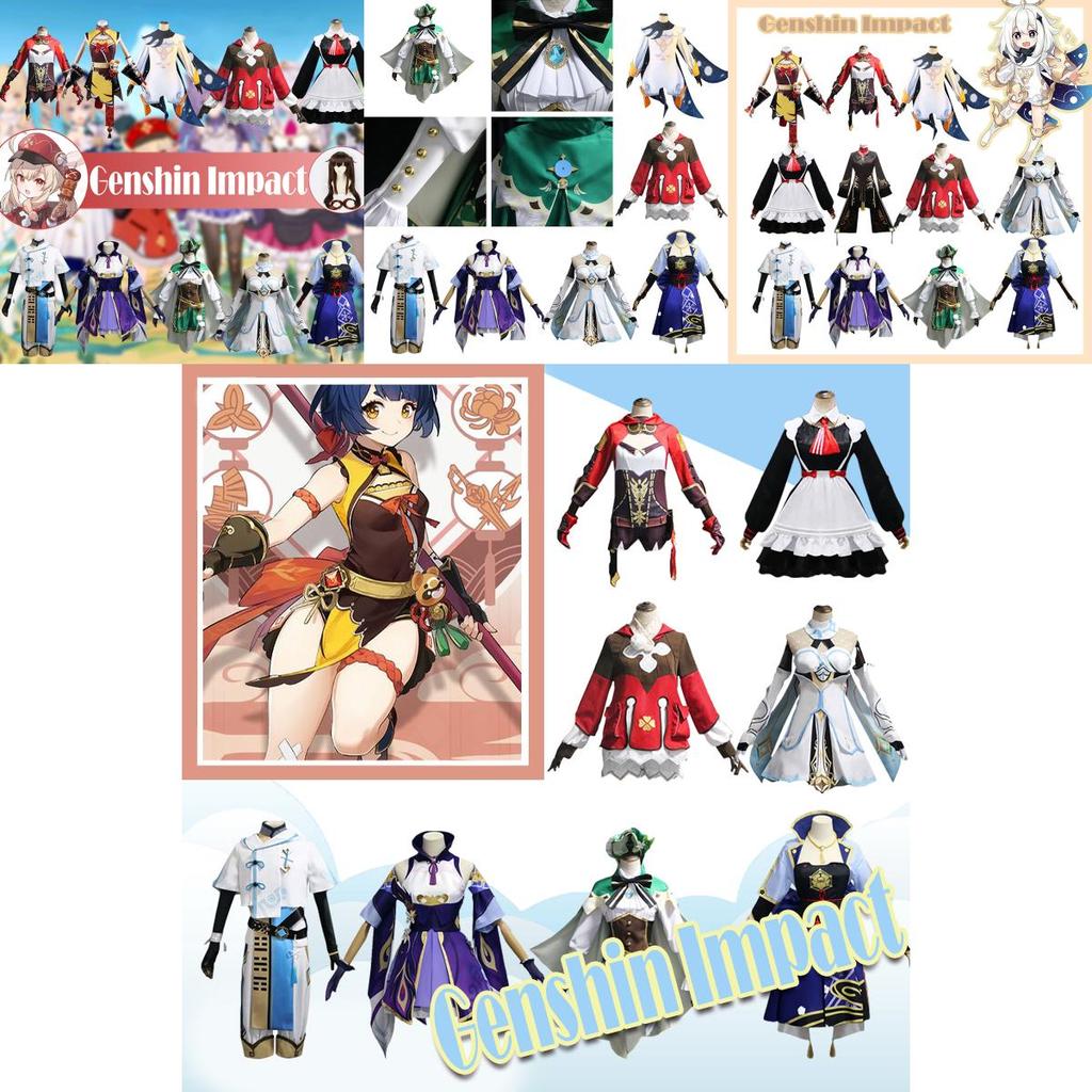 Stunning Genshin Impact Game Character Cosplay Clothing Full Set For Ultimate Fans