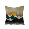 Home Landscape Polyester Pillowcase Home Digital Printing Sofa Cushion Waist Pillowcase