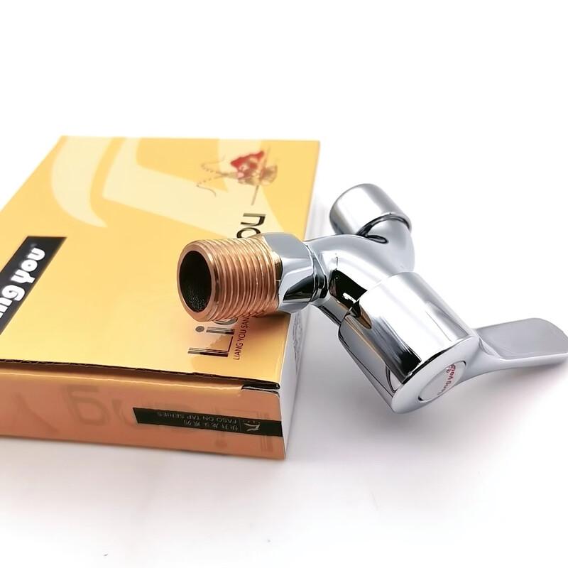 TLXT Copper Quick-Open Single Cold Washing Machine Faucet