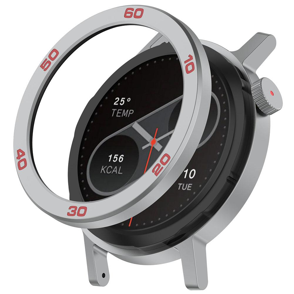 Metal Bezel Ring Watch Bezel Shell Tempered Glass Screen Protector Replacement Case Cover Ring for CMF by Nothing Watch Pro 2