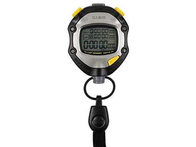 Casio Stop Watch HS-70W-1JH Gunmetal Black Resin 24 X 64 X 83 Mm NEW from Japan