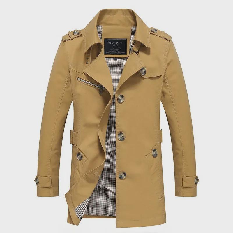 Chaqueta cortavientos ligera de algodón para hombre otoño 2024