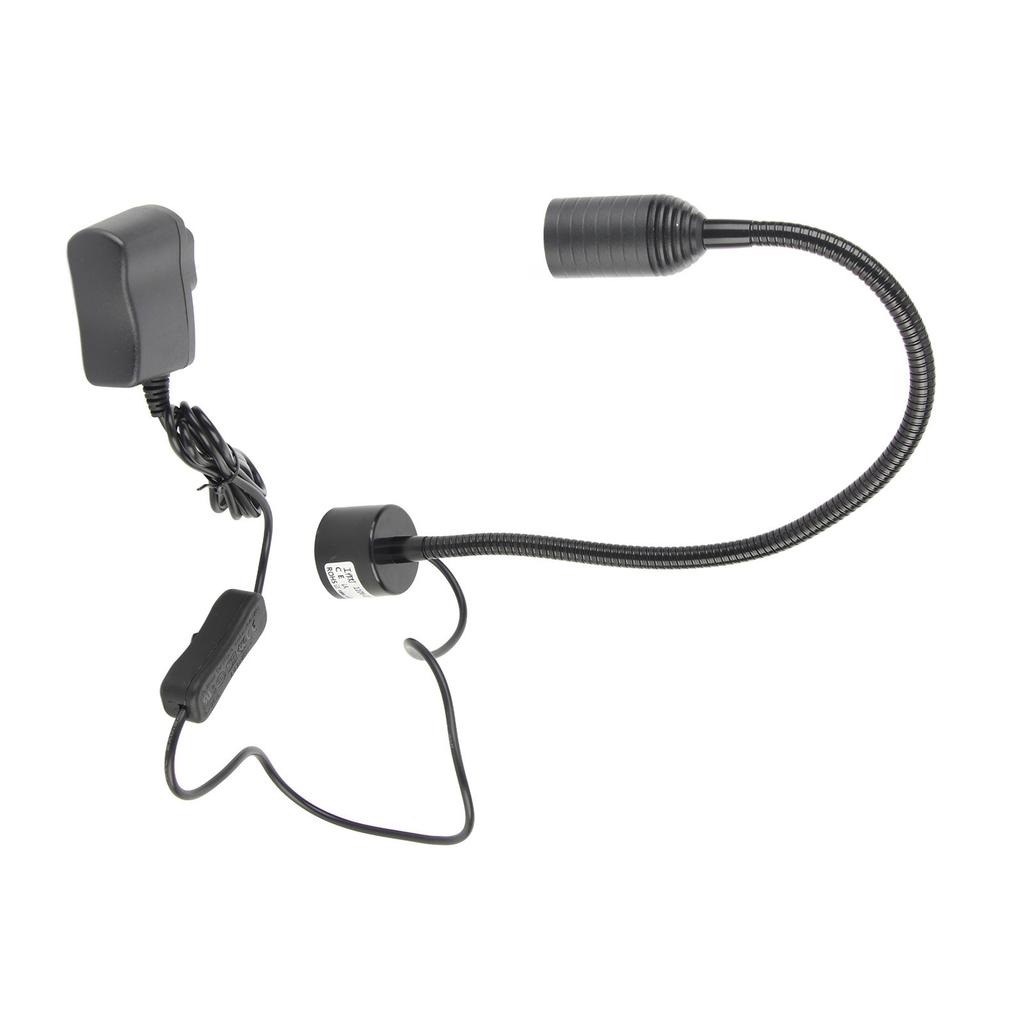 5W LED Arbeitsleuchte Verstellbarer Schwanenhals Nähmaschinenwartungsleuchte mit Magnetfuß US-Stecker