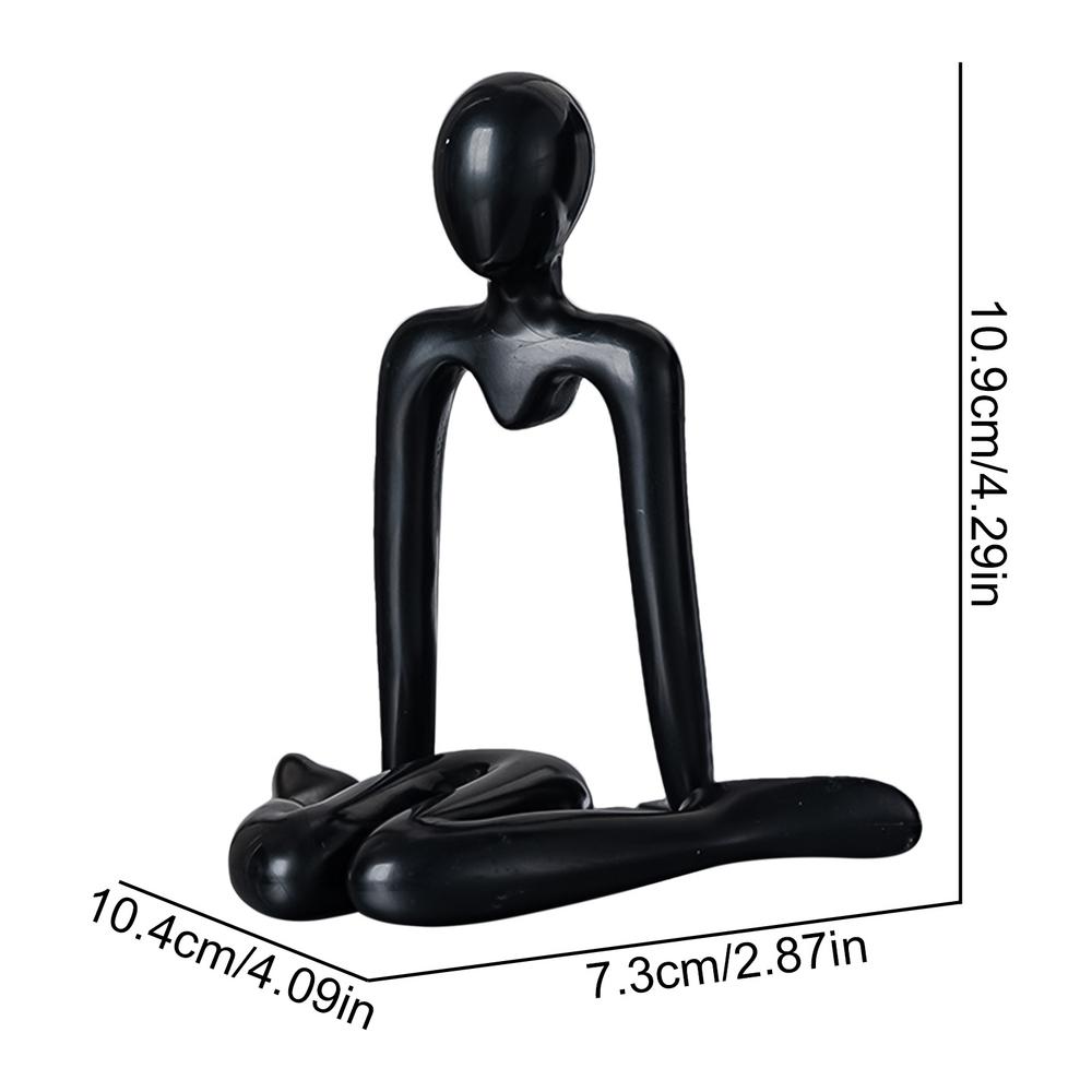Thinker Abstract Statues Sculptures Figurine Living Room Home Decor Desk Ornaments