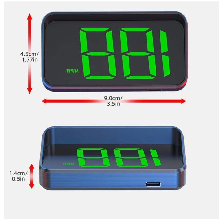 Automotive Head Up Display With IP54 Rating HUD Digital Windshield Projector For Speed And RPM Monitoring