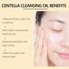 Centella Cleansing Oil Makeup Remover Gentle Facial Cleansing Moisturizing Vitamin E Oil Control Shrink Pores Skincare Products