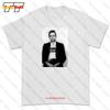 Johnny Cash Amerikanischer Rebell Fahndungsfoto T-Shirt Tee IAHZ