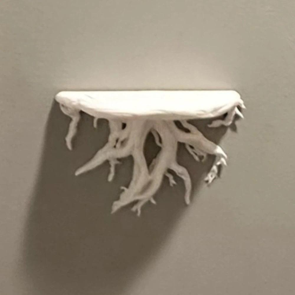 Plastic Tree Root Shaped Wall Rack 3D Printed Storage Stand Wall Mount Display Rack Bedroom Decor