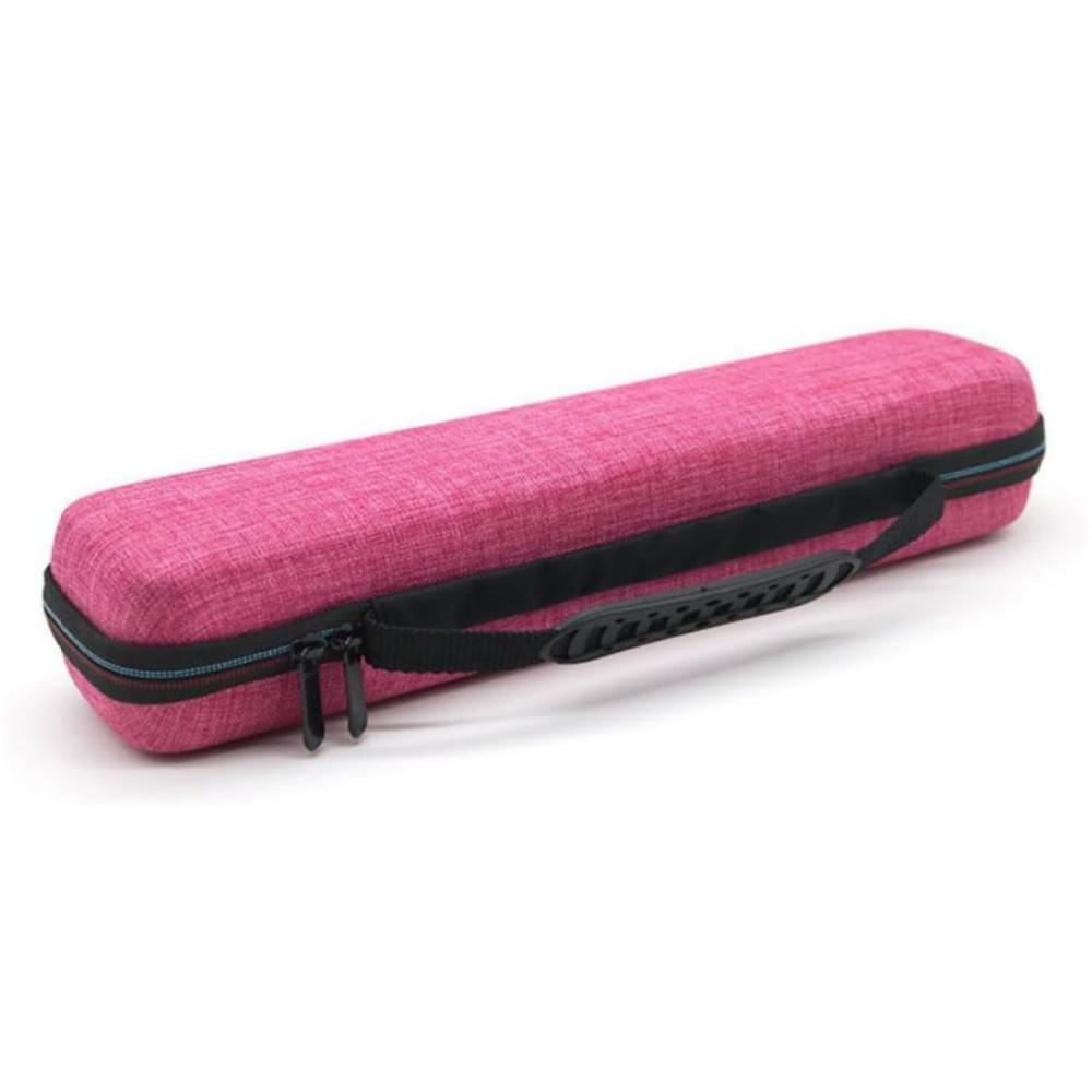 

1pc Hair Straightener EVA Travel Case, Hair Clipper Storage Bag for Vacation, Curling Irons or Rollers, Pink Carrying Box
