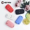 KEYYOU Silicone Car Key Cover Case Shell Fob For Vauxhall Opel Corsa Astra Vectra Signum 2 Buttons Remote Key Shell