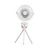 Portable Camping Fan Desktop Fan 360° Rotate Tent Fan Powerful Wind Foldable