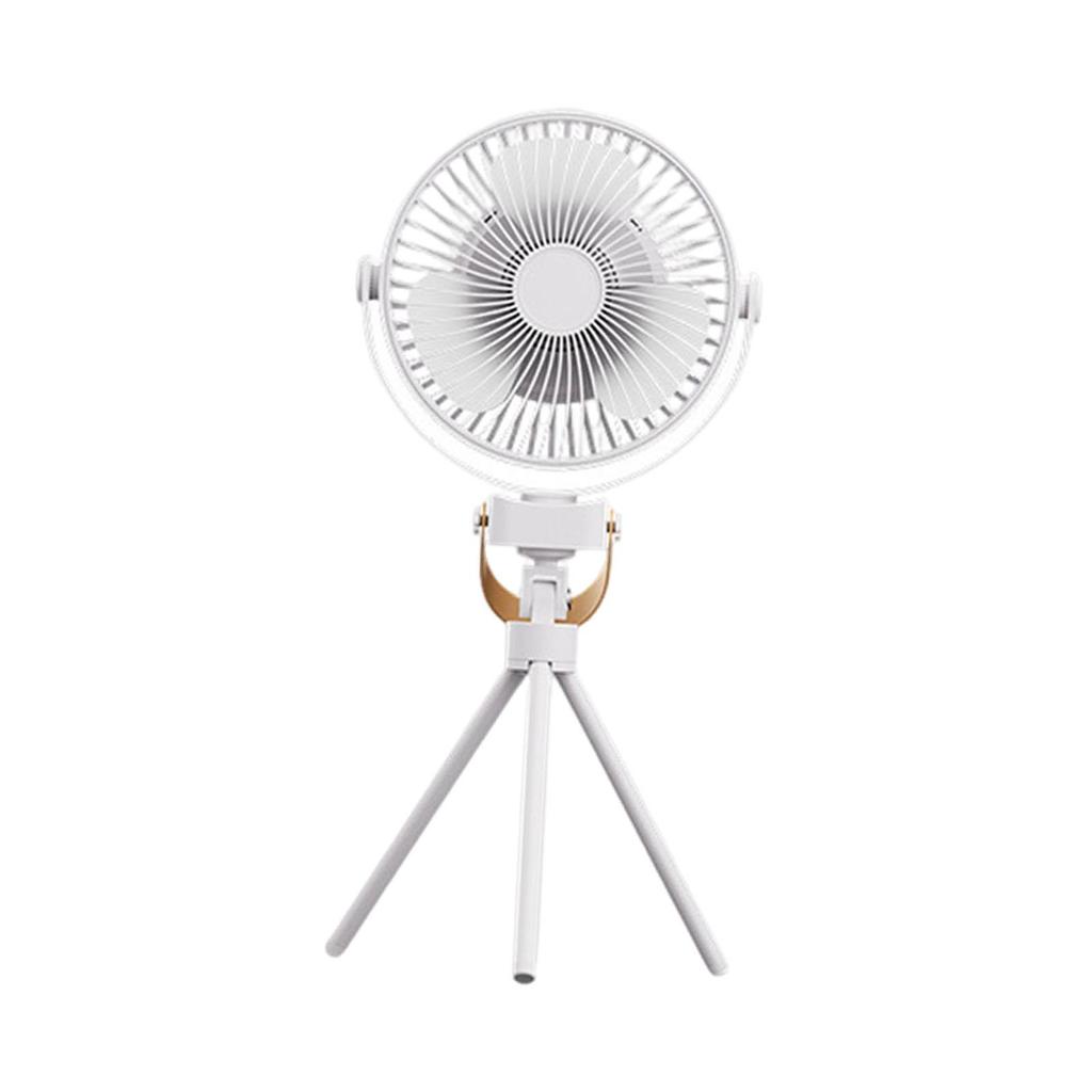 Portable Camping Fan Desktop Fan 360° Rotate Tent Fan Powerful Wind Foldable