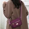 Large Capacity Solid Color Crossbody Bag Nylon Mom Bag Multifunctional Oxford Bag  Women