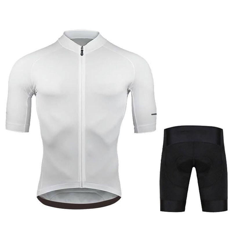 Men Women Cycling Jersey Shorts Set Breathable Bike Wear Road Running