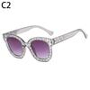 Crystal Rhinestone Frame Sunglasses for Women Vintage Cat Eye Sun glasses Sparkling Star Sunglasses Fashion Mirror Shades