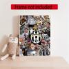 Juventus 5D Diamond Painting Round Diamond Rhinestones Mosaic Diamond Embroidery Wall Paintings Rhinestones Gift Frameless