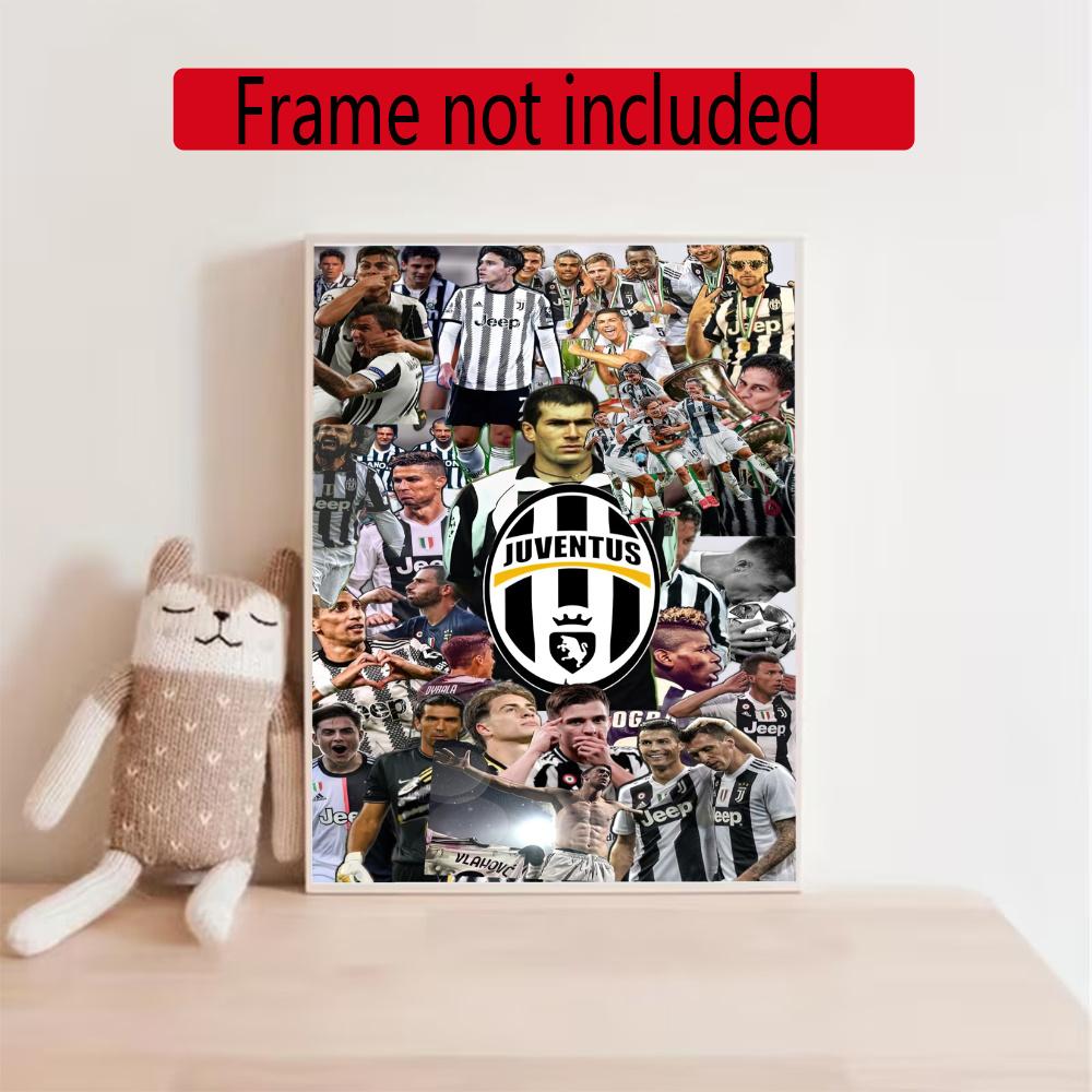 Juventus 5D Diamond Painting Round Diamond Rhinestones Mosaic Diamond Embroidery Wall Paintings Rhinestones Gift Frameless
