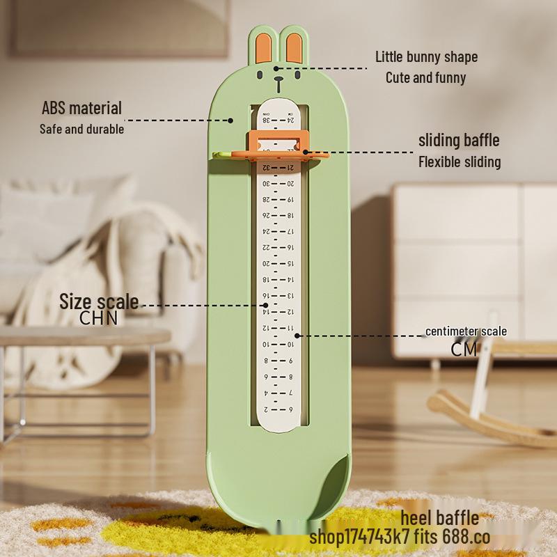Universal Baby & Child Foot Measuring Device for Shoe Size