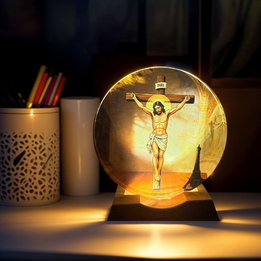 Dieses Jesus-Nachtlicht eignet sich für Ramadan-, Valentinstags-, Muttertags-, Oster- und Neujahrsdekorationen.. Es dient