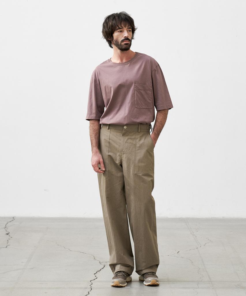 ANOTHER OFFICE Cushy Baker Pants (Khaki)