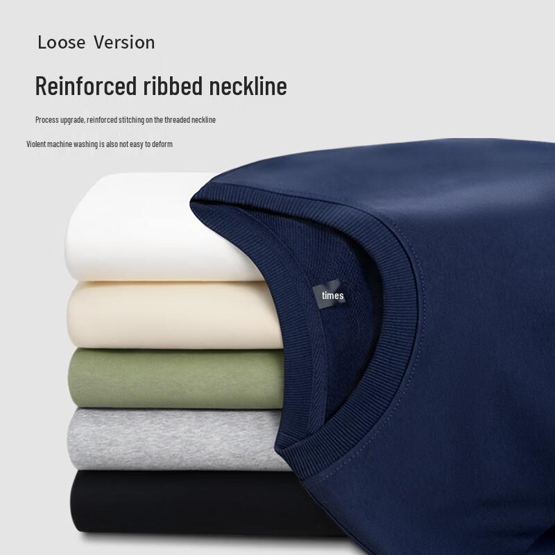 Jeanswest Men's Casual Logo Print Pullover Long Sleeve T-Shirt
