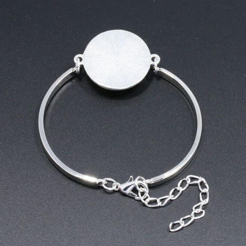 Trendy Zodiac Sign Alloy Bangle Korean Minimalist Style Unisex Star Sign Jewelry
