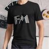 New Shirt FM Logo (Black Noise) Active Logo T-Shirt Funny Size S - 5XL